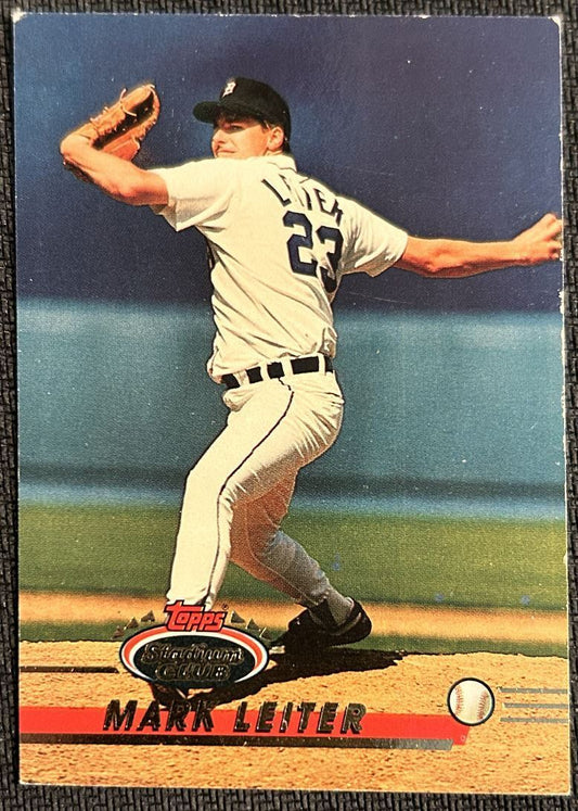 1993 Topps Stadium Club Mark Leiter Detroit Tigers #116