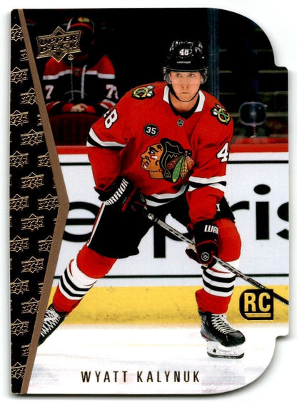 2021-22 Upper Deck Rookie Die-Cut Wyatt Kalynuk Rookie Chicago Blackhawks