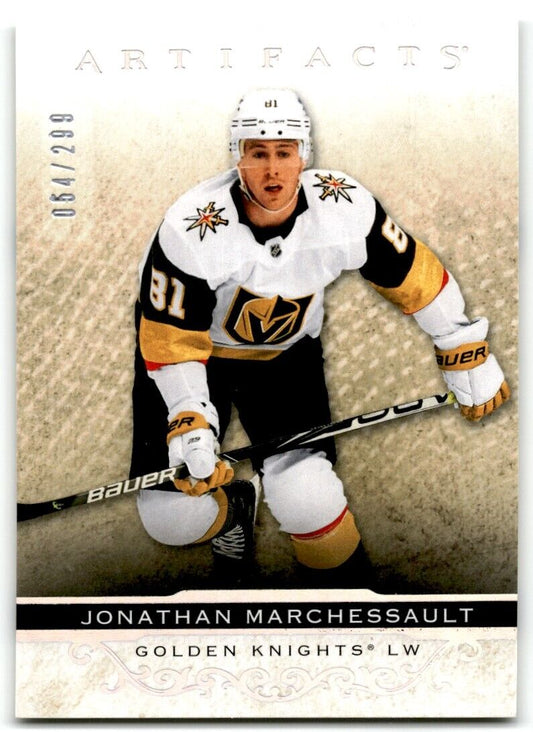 2021-22 Upper Deck Artifacts Jonathan Marchessault 54/299 Vegas Golden Knights