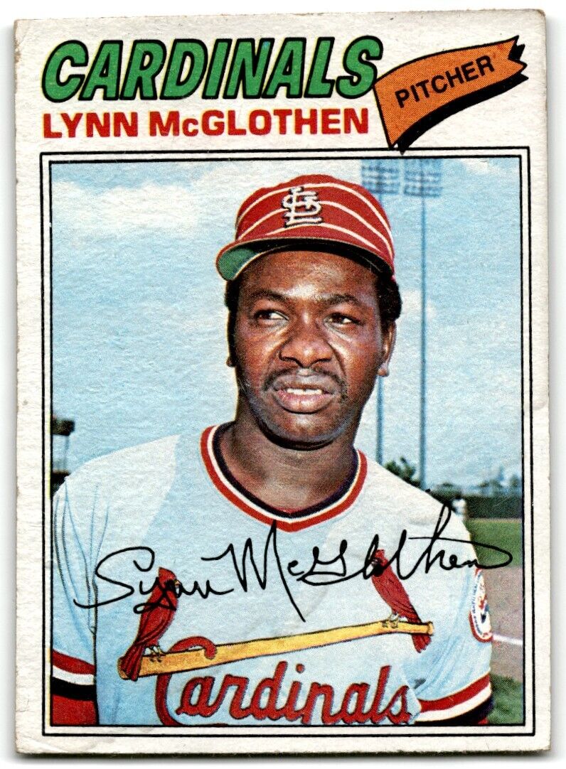 1977 Topps Lynn McGlothen St. Louis Cardinals #47