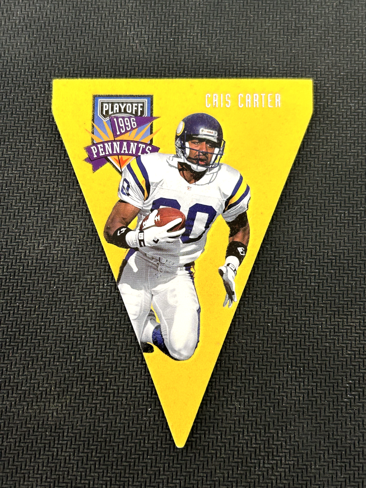 1996 Playoff Contenders Pennant  #79 Cris Carter Minnesota Vikings