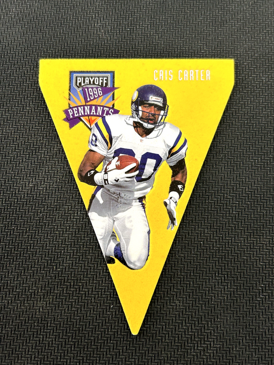 1996 Playoff Contenders Pennant  #79 Cris Carter Minnesota Vikings