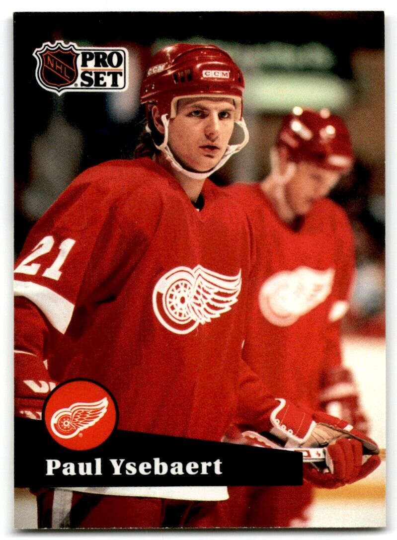 1991-92 Pro Set Paul Ysebaert Detroit Red Wings #59