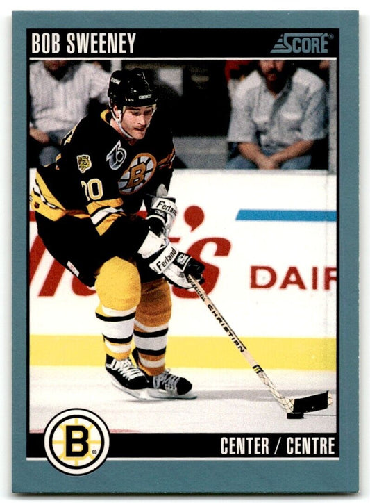 1992-93 Score Canadian Bob Sweeney Boston Bruins #317