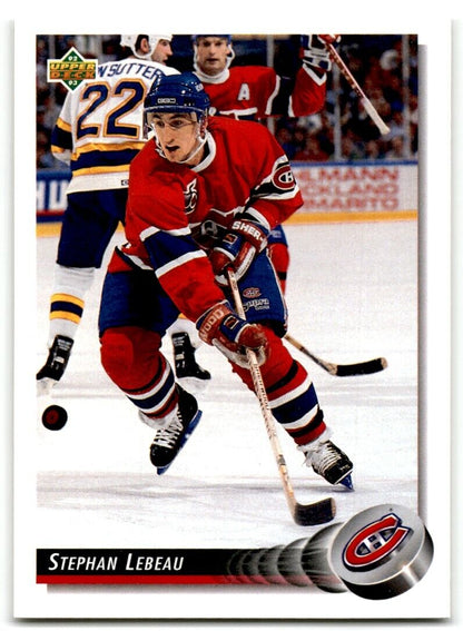 1992-93 Upper Deck Stephan Lebeau Montreal Canadiens #213