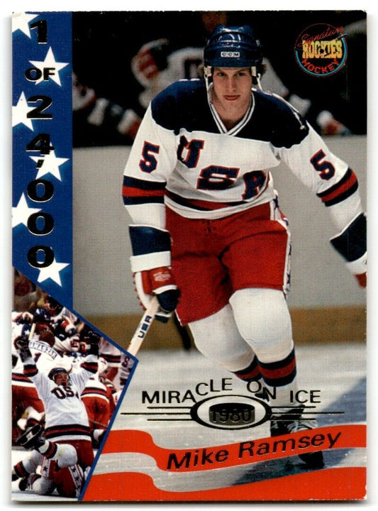 1994-95 Signature Rookies Miracle on Ice Mike Ramsey USA #27