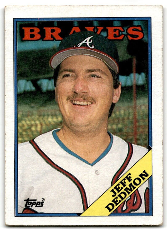 1988 Topps Jeff Dedmon Atlanta Braves #469