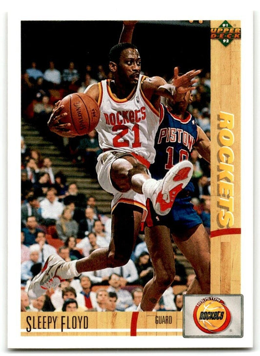 1991-92 Upper Deck Sleepy Floyd Houston Rockets #252