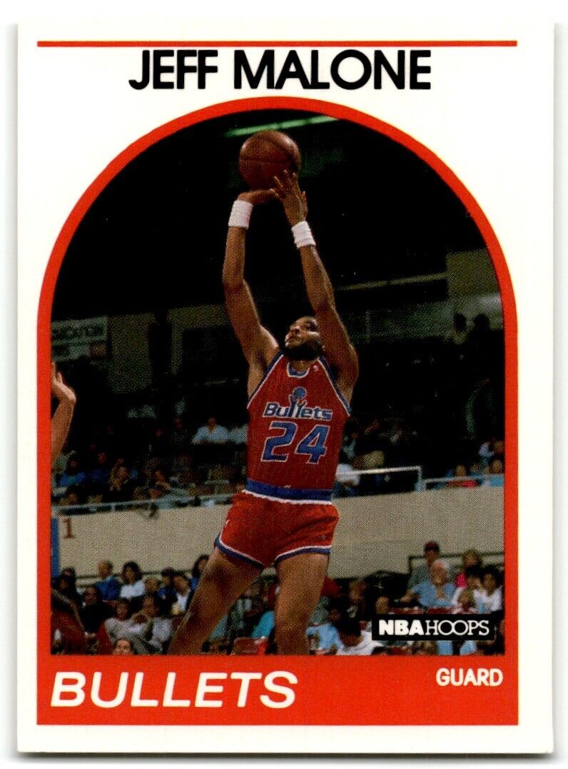 1989-90 Hoops Jeff Malone Washington Bullets #85