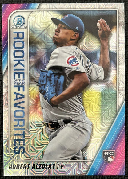 2020 Bowman Rookie of the Year Favorites Mojo Adbert Alzolay Chicago Cubs