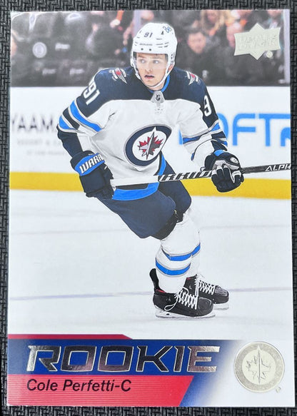 2021-22 Upper Deck NHL Star Rookie Cole Perfetti Rookie Winnipeg Jets #17