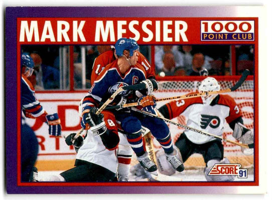 1991-92 Score American Mark Messier Edmonton Oilers #373