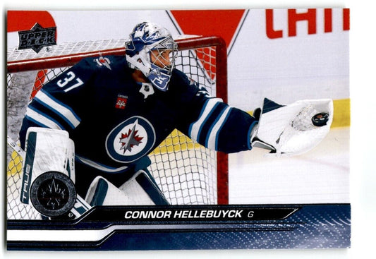 2023-24 Upper Deck Connor Hellebuyck Winnipeg Jets #448