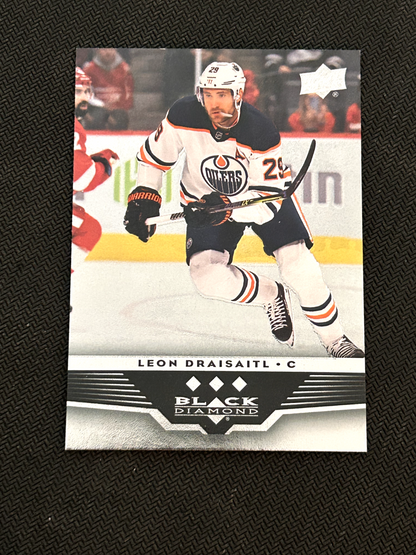 2021-22 Upper Deck Extended Black Diamond Triple Diamond Leon Draisaitl BD-31