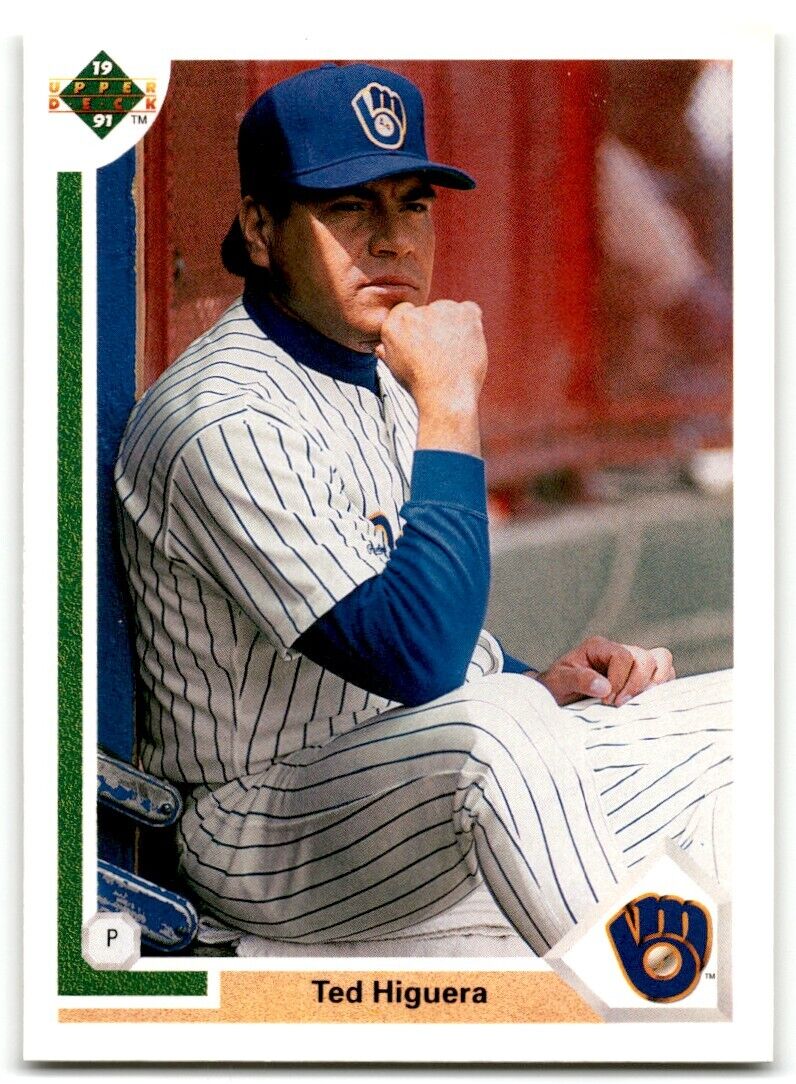 1991 Upper Deck Ted Higuera Milwaukee Brewers #341