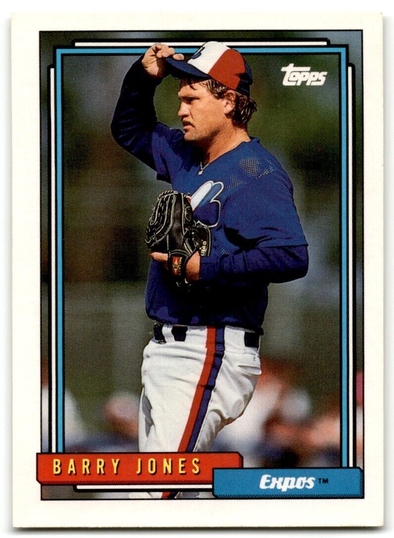 1992 Topps Barry Jones Montreal Expos #361