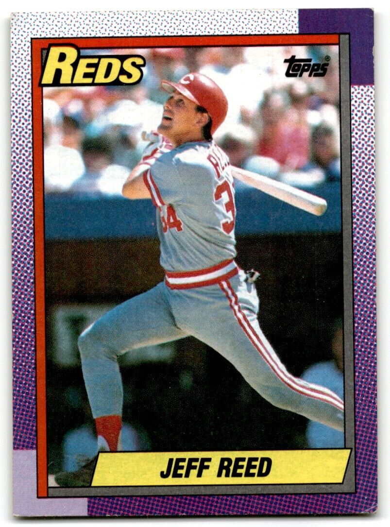 1990 Topps Jeff Reed Cincinnati Reds #772