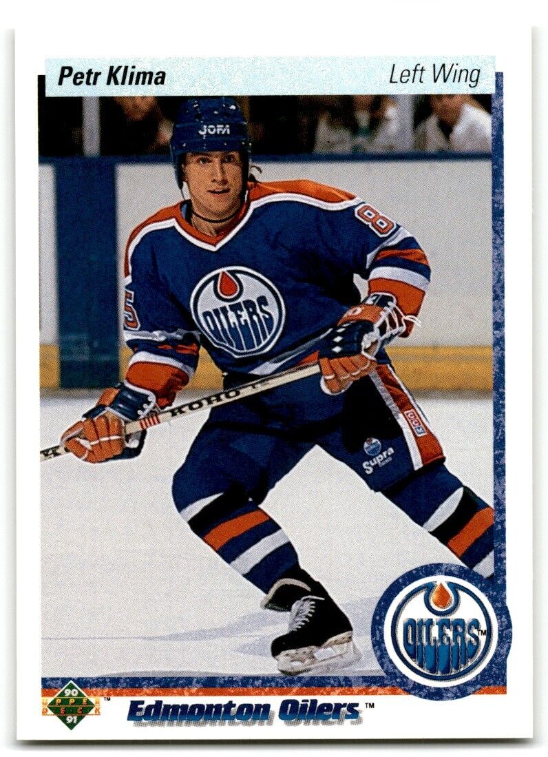 1990-91 Upper Deck Petr Klima Edmonton Oilers #282