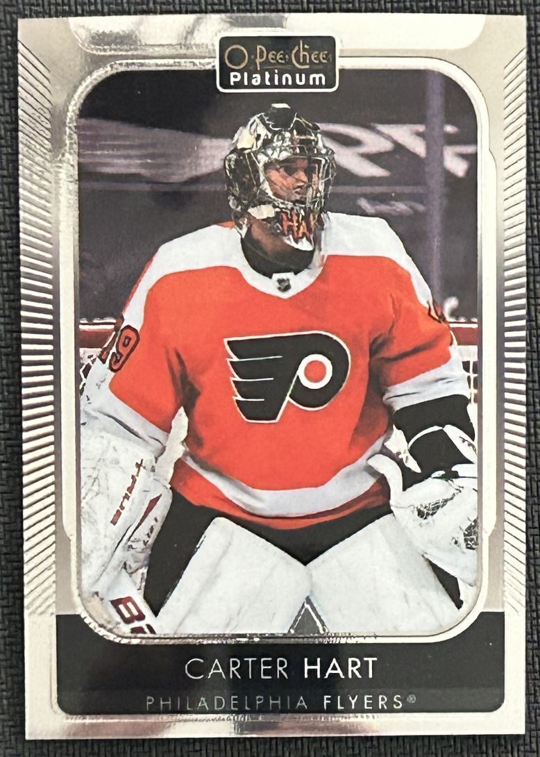 2021-22 O-Pee-Chee Platinum Carter Hart Philadelphia Flyers #108