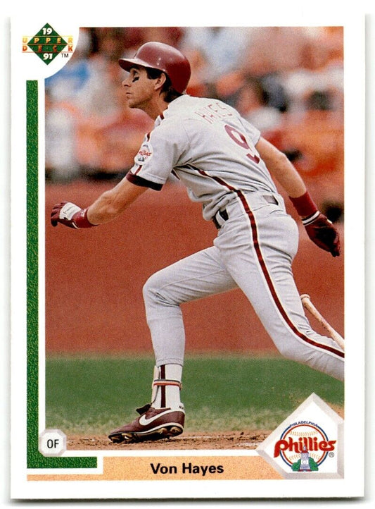 1991 Upper Deck Von Hayes Philadelphia Phillies #246