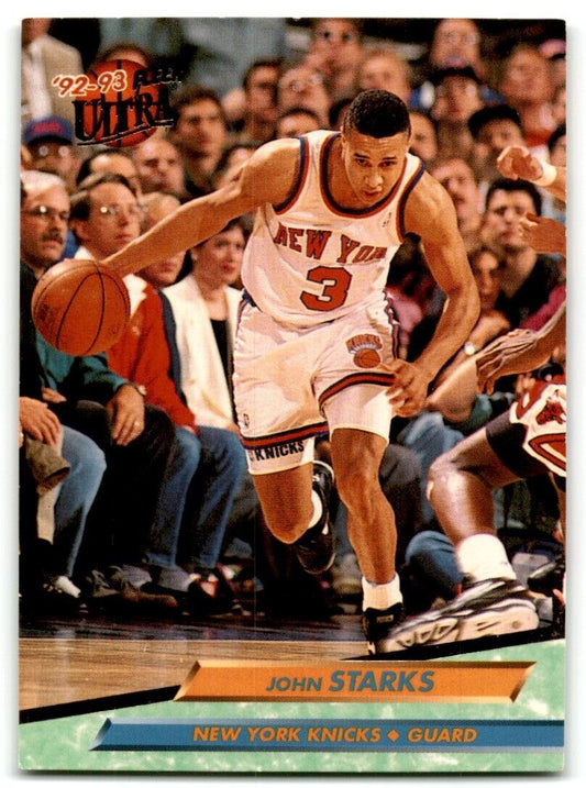 1992-93 Ultra John Starks New York Knicks #127