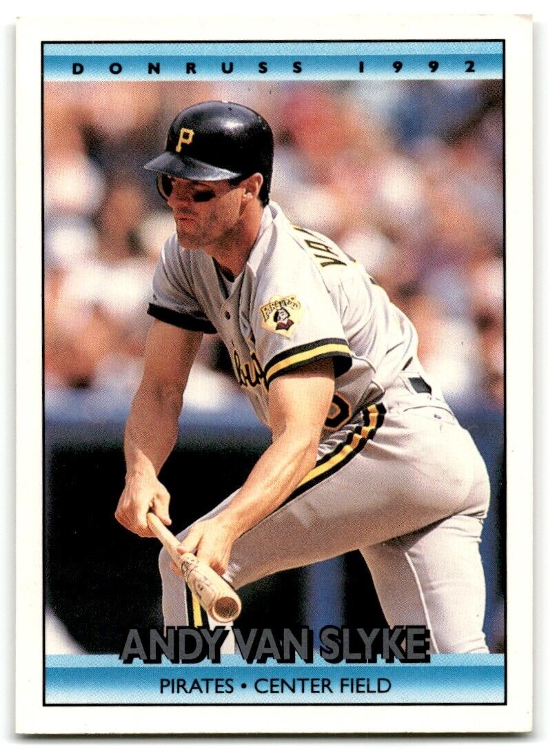 1992 Donruss Andy Van Slyke Pittsburgh Pirates #383