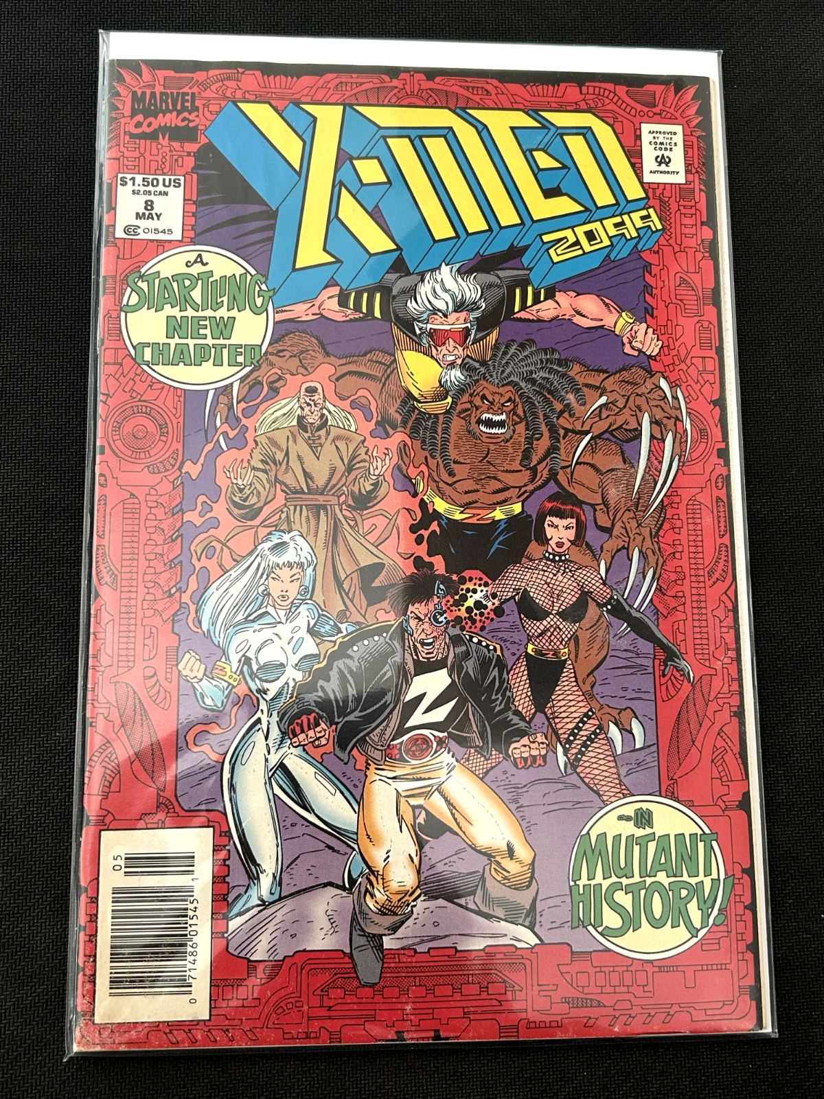 X-Men 2099 #8 (1993, Marvel), All New Teams, A New Chapter, Direct