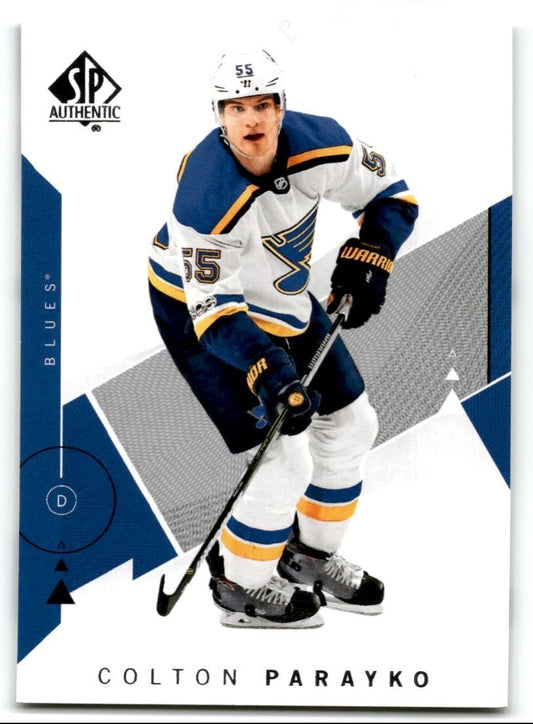 2018-19 SP Authentic Colton Parayko St. Louis Blues #36