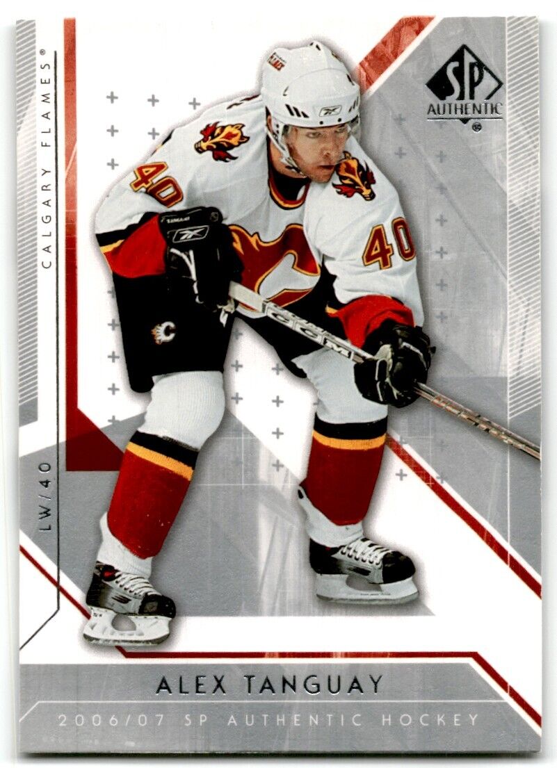 2006-07 SP Authentic Alex Tanguay Calgary Flames #86