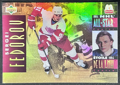 1994-95 Upper Deck McDonald's Sergei Fedorov Detroit Red Wings #MCD-12