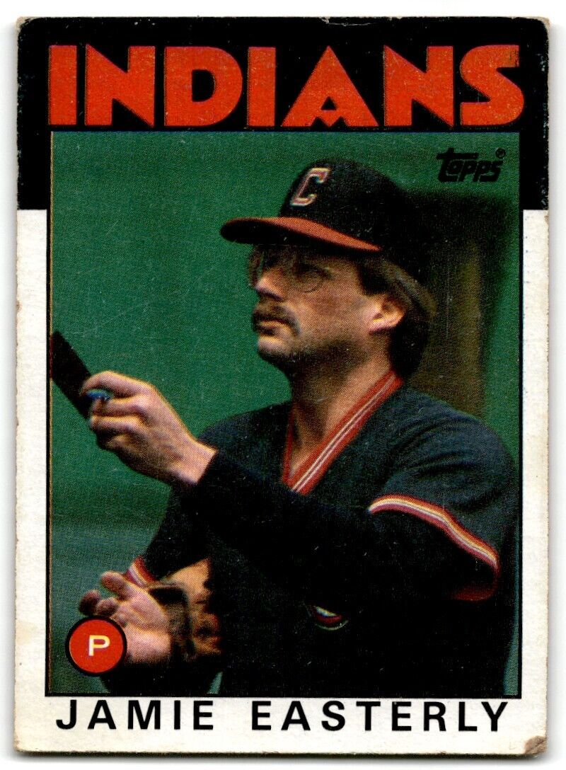 1986 Topps Jamie Easterly Cleveland Indians #31