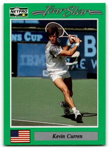 1991 Protennis player Cards Netpro Tour Star Kevin Curren #37