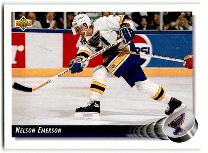 1992-93 Upper Deck Nelson Emerson St. Louis Blues #166