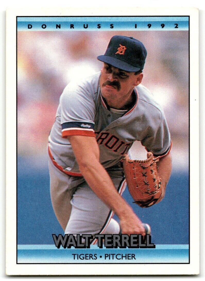 1992 Donruss Walt Terrell Detroit Tigers #565