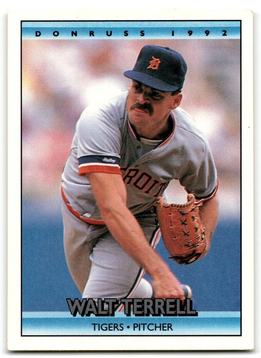 1992 Donruss Walt Terrell Detroit Tigers #565