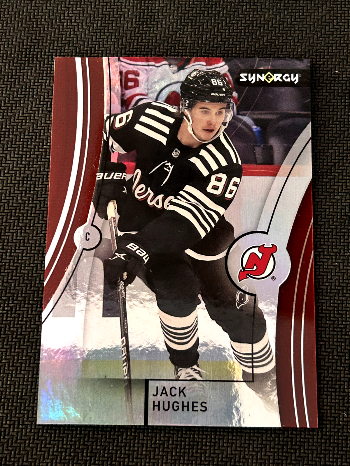 2017-18 Upper Deck Synergy with CODE Jack Hughes New Jersey Devils #30