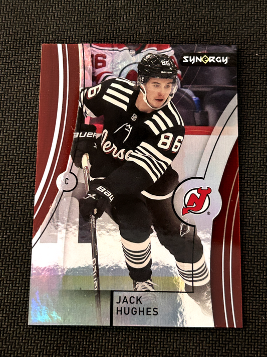 2017-18 Upper Deck Synergy with CODE Jack Hughes New Jersey Devils #30