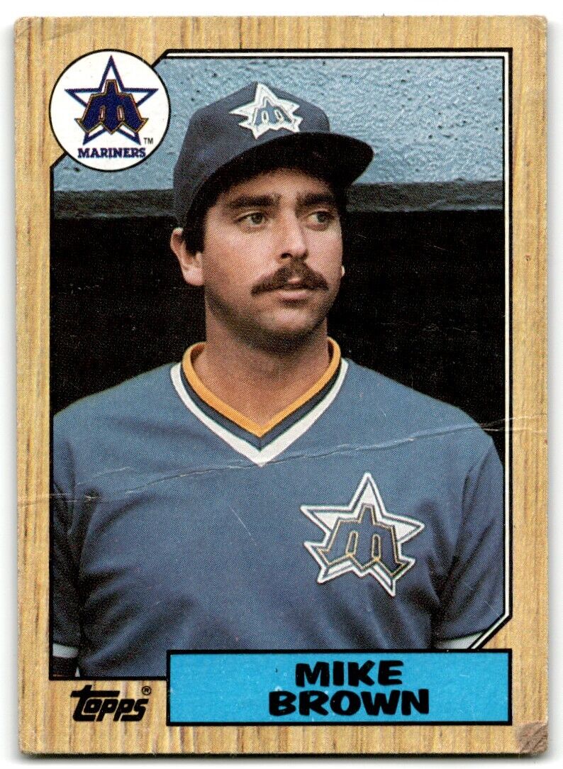 1987 Topps Mike Brown Seattle Mariners #271