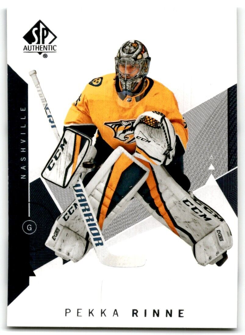 2018-19 SP Authentic Pekka Rinne Nashville Predators #39