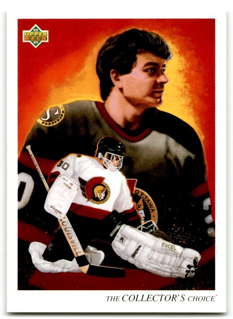 1992-93 Upper Deck Peter Sidorkiewicz Ottawa Senators #14