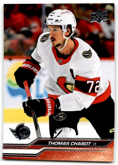 2023-24 Upper Deck Thomas Chabot Ottawa Senators #130