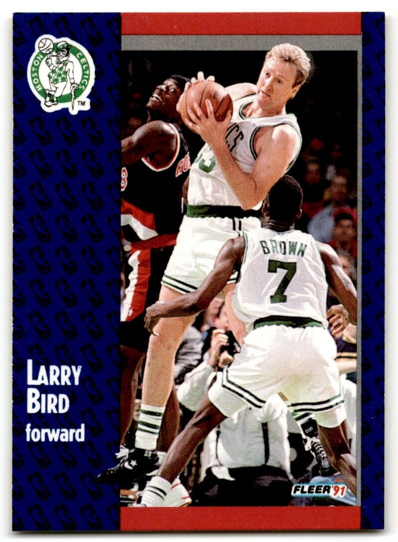 1991-92 Fleer Larry Bird Boston Celtics #8