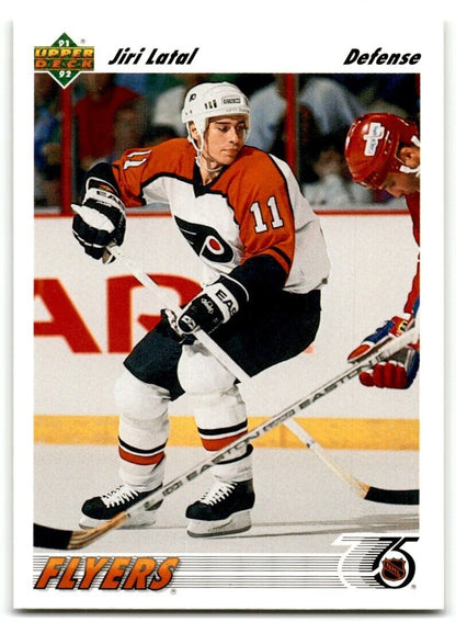 1991-92 Upper Deck Jiri Latal Philadelphia Flyers #404