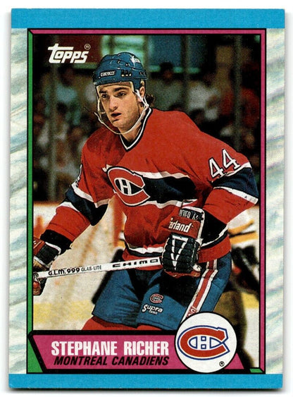 1989-90 O-Pee-Chee Stephane Richer Montreal Canadiens #153