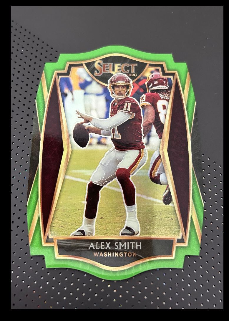 2020 Panini Select Green Alex Smith Washington Football Team #120 Die-Cut