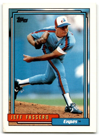 1992 Topps Jeff Fassero Montreal Expos #423