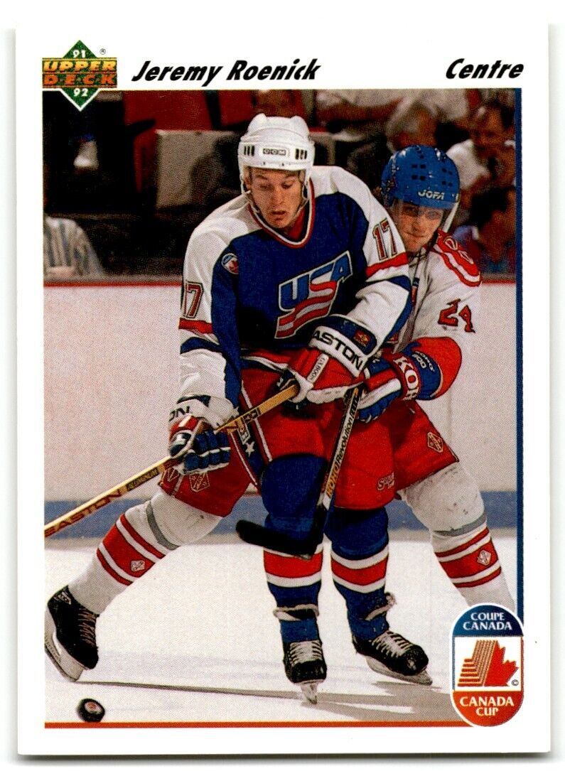 1991-92 Upper Deck French Jeremy Roenick USA #36