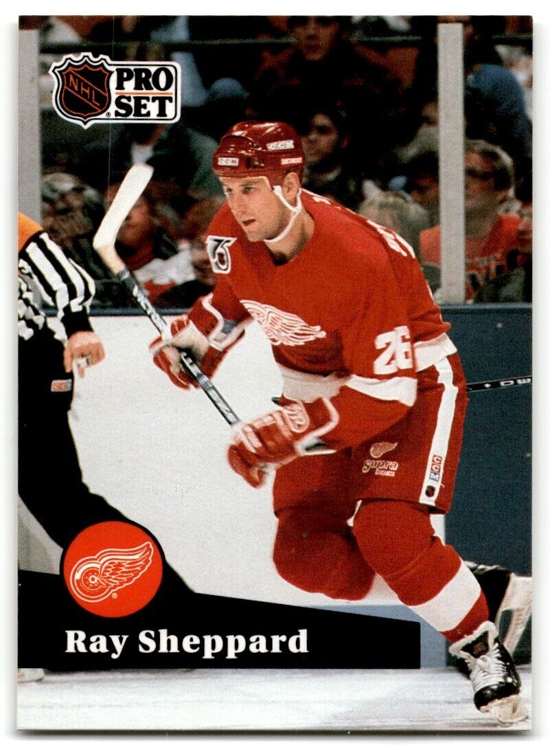 1991-92 Pro Set Ray Sheppard Detroit Red Wings #380