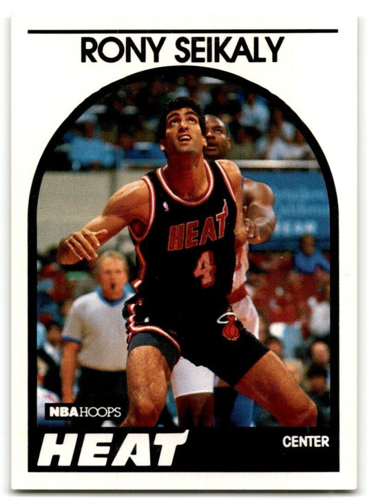 1989-90 Hoops Rony Seikaly Rookie Miami Heat #243