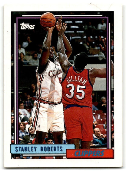 1992-93 Topps Stanley Roberts Los Angeles Clippers #285